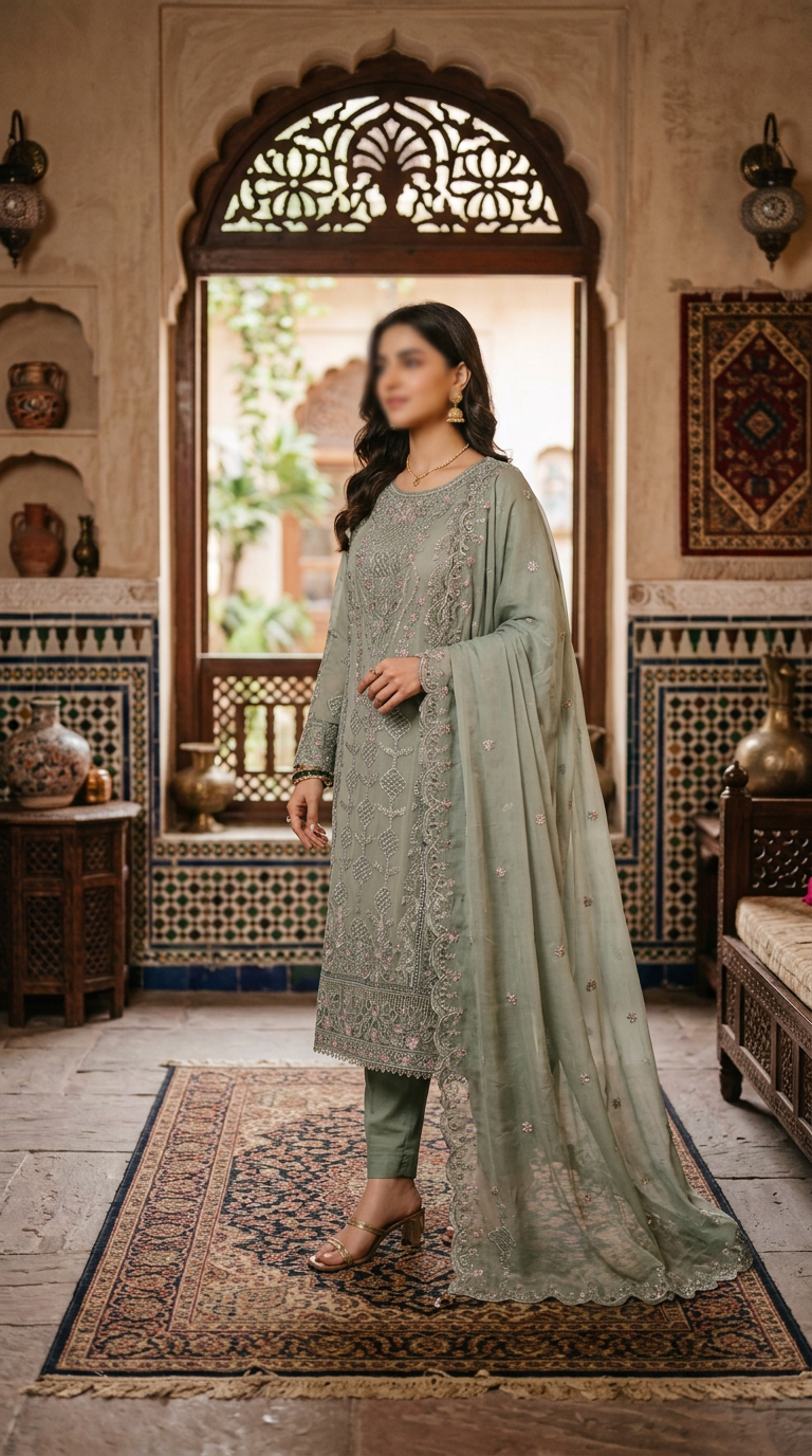 Pakistani affordable dress 