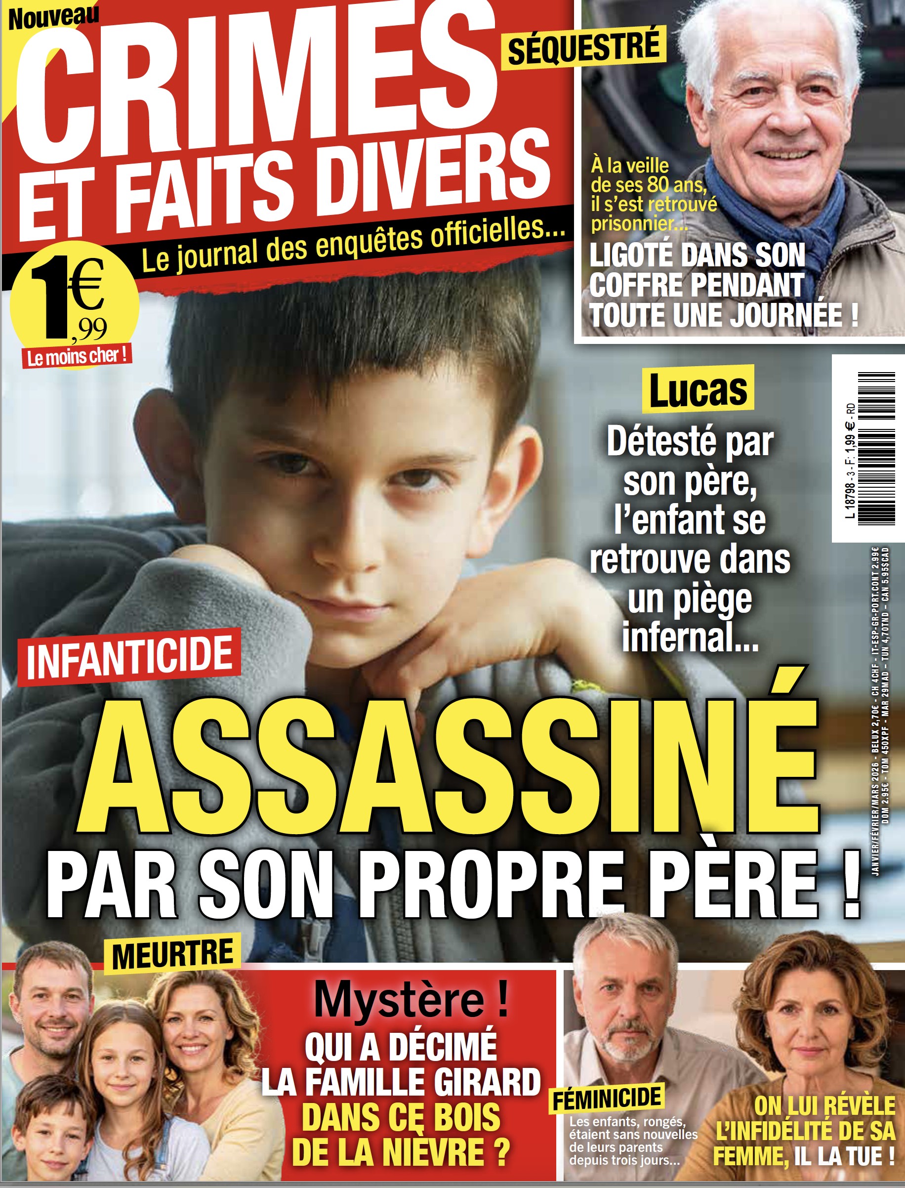 WEISS EDITIONS - CRIMES ET FAITS DIVERS couverture 2026