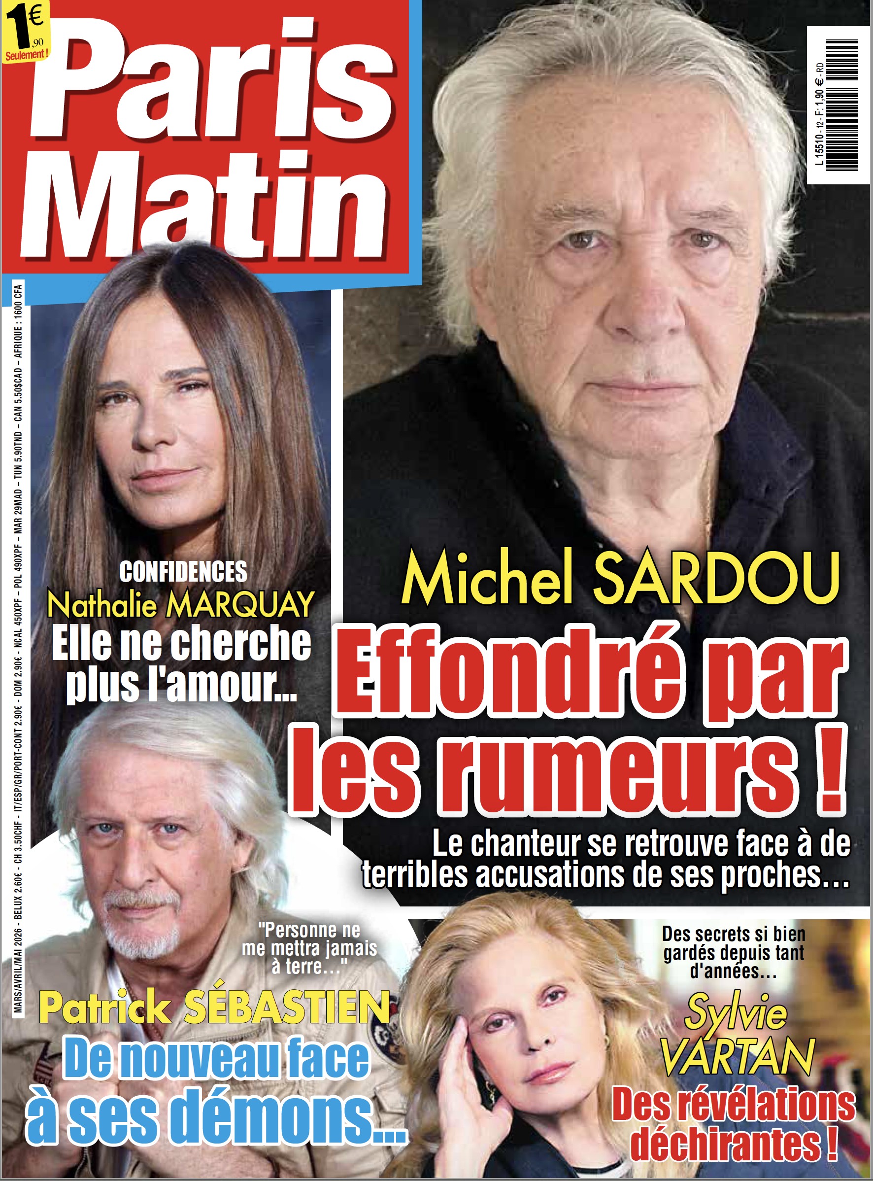 WEISS EDITIONS - PARIS MATIN couverture 2026