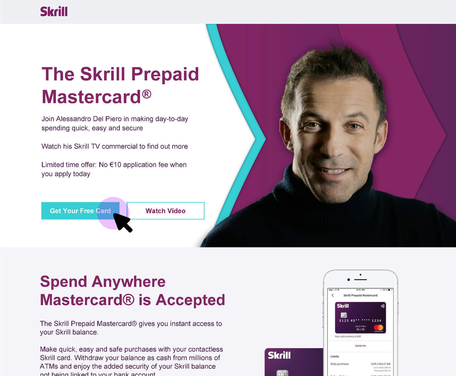 Landing page