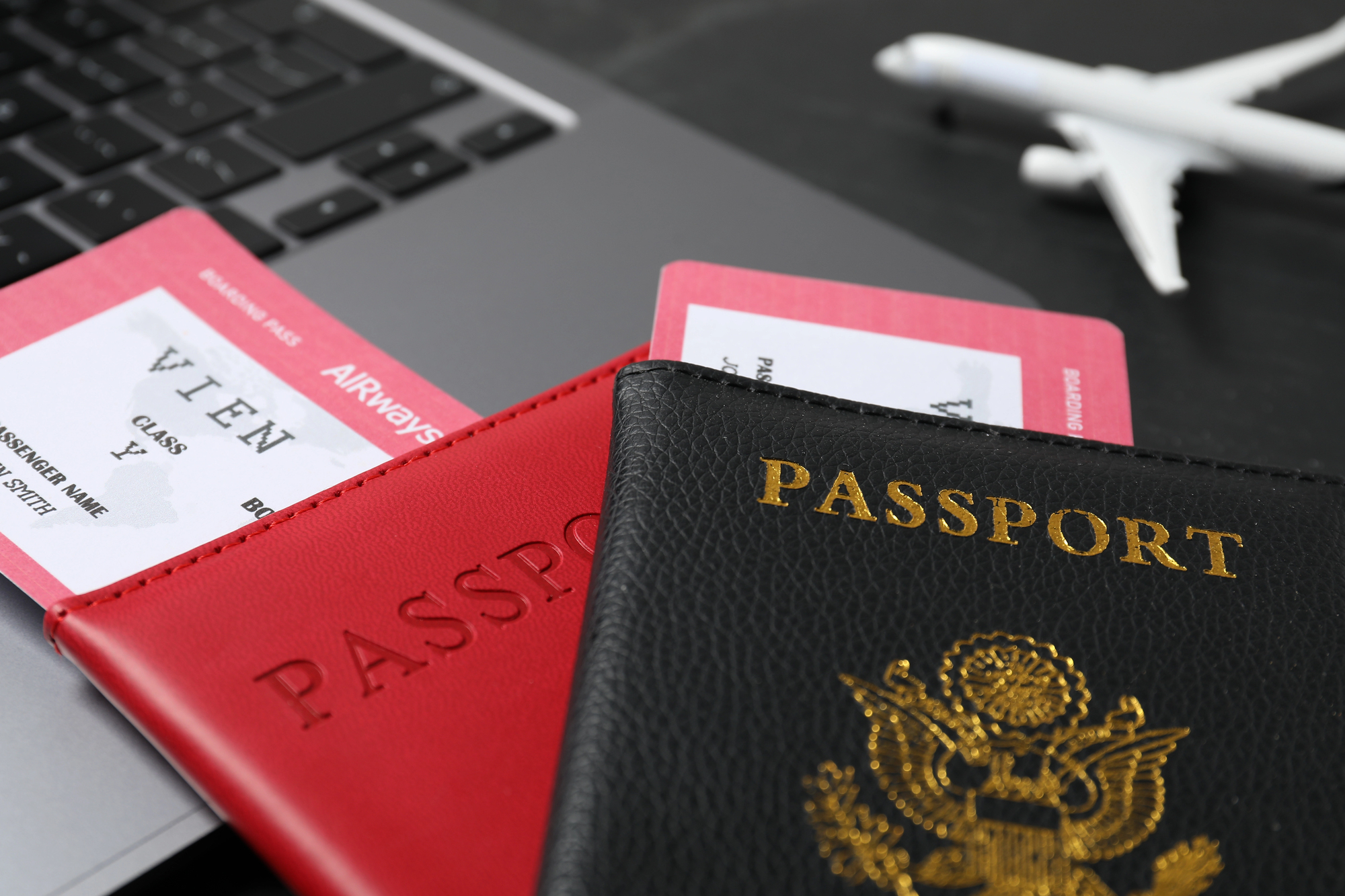 Passport Travel Boarding Pass Map World
